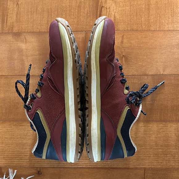 LEMS Women's Sneakers - Burgundy and Gold - Picture 4 of 5